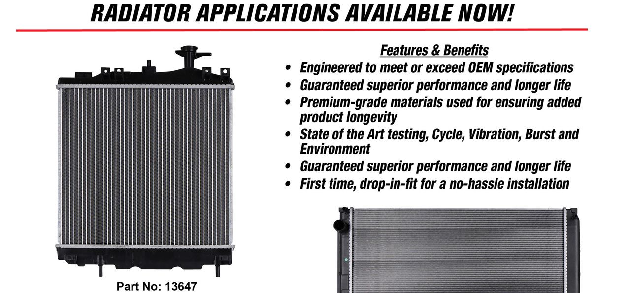 Pro tech center New radiators