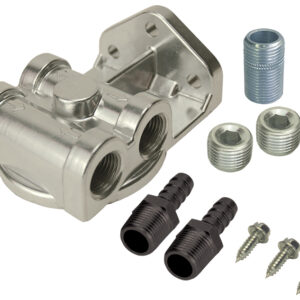 Single Side Ports 3/8" NPT Filter Mount with 3/4"-16 Filter Threads