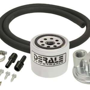 Single Mount 3/8'' NPT Ports Up Remote Transmission Filter Kit, Standard