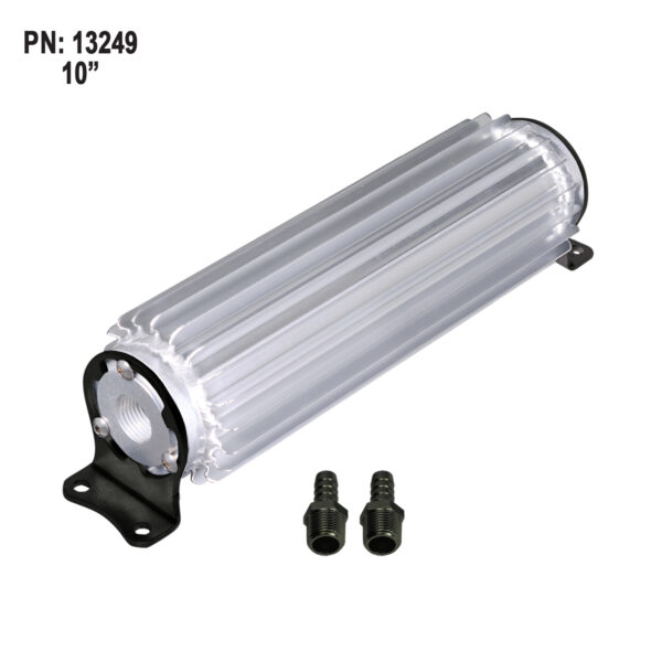 10'', 14'', 17'', 20'' or 25'' Single Pass Clear Anodized Heat Sink Coolers - Image 2