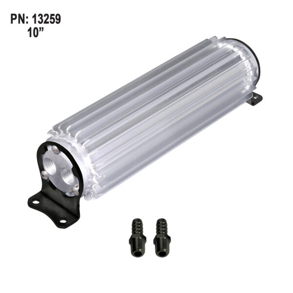 10'', 14'', 17'', 20'' or 25'' Dual Pass Clear Anodized Heat Sink Cooler - Image 2