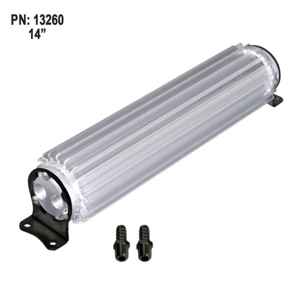 10'', 14'', 17'', 20'' or 25'' Dual Pass Clear Anodized Heat Sink Cooler - Image 4