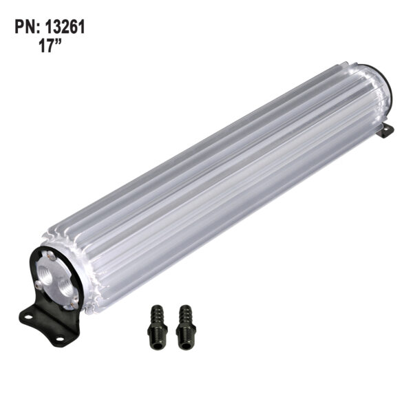 10'', 14'', 17'', 20'' or 25'' Dual Pass Clear Anodized Heat Sink Cooler - Image 6