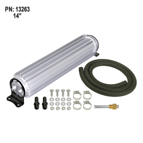 14'', 17'', 20'' or 25'' Dual Pass Heat Sink Transmission Cooler Kit - Image 2