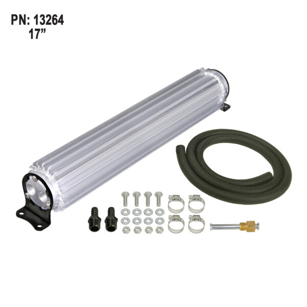 14'', 17'', 20'' or 25'' Dual Pass Heat Sink Transmission Cooler Kit - Image 4