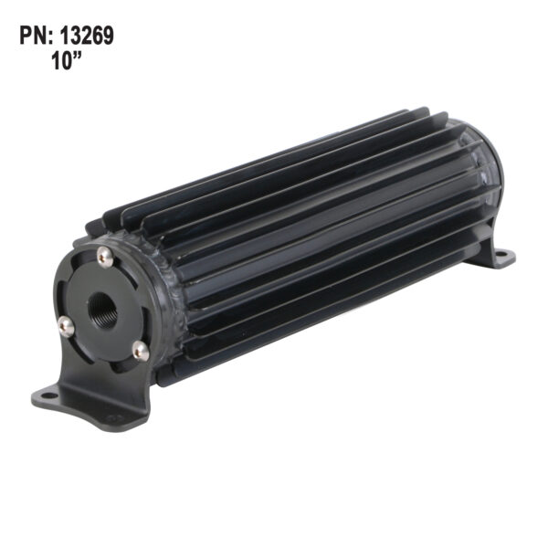 10'', 14'', 17'', 20'' or 25'' Single Pass Black Anodized Heat Sink Coolers - Image 2
