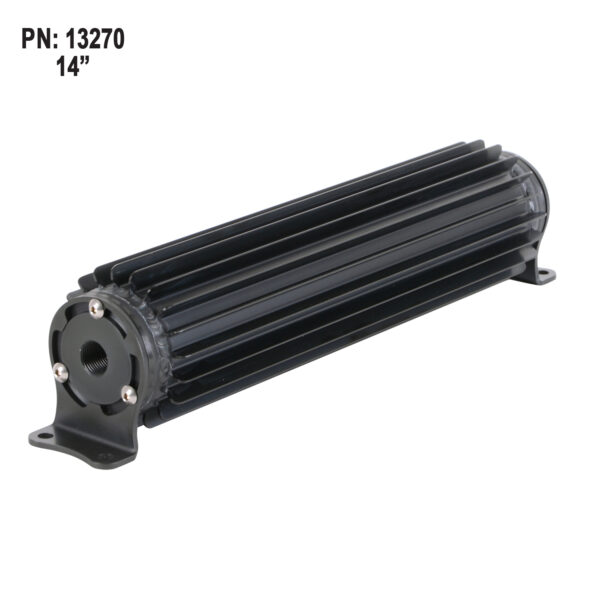 10'', 14'', 17'', 20'' or 25'' Single Pass Black Anodized Heat Sink Coolers - Image 4