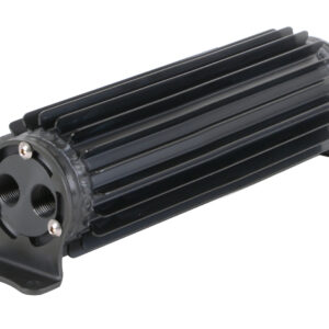10'', 14'', 17'', 20'' or 25'' Dual Pass Black Anodized Heat Sink Cooler