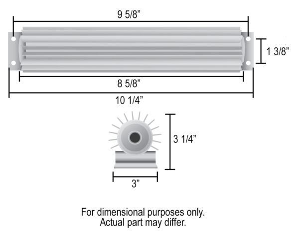 10'' Single Pass Heat Sink Cooler - Image 2
