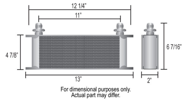16 Row Series 10000 Stack Plate Transmission Cooler Kit - Image 2
