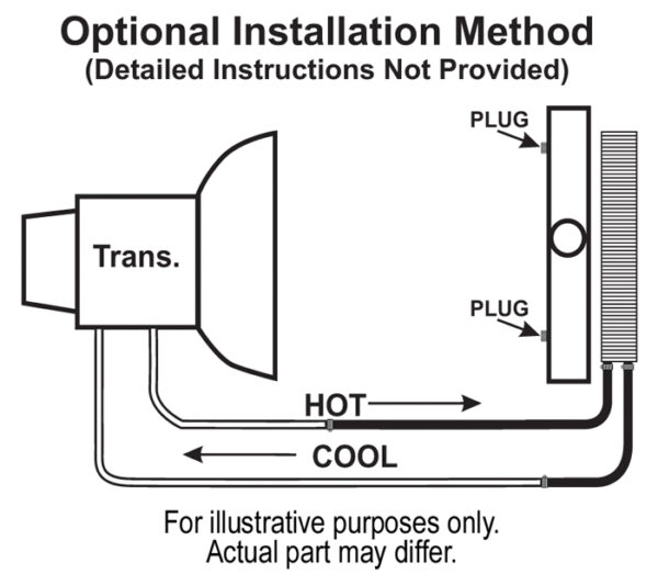 16 Row Series 10000 Stack Plate Transmission Cooler Kit - Image 4