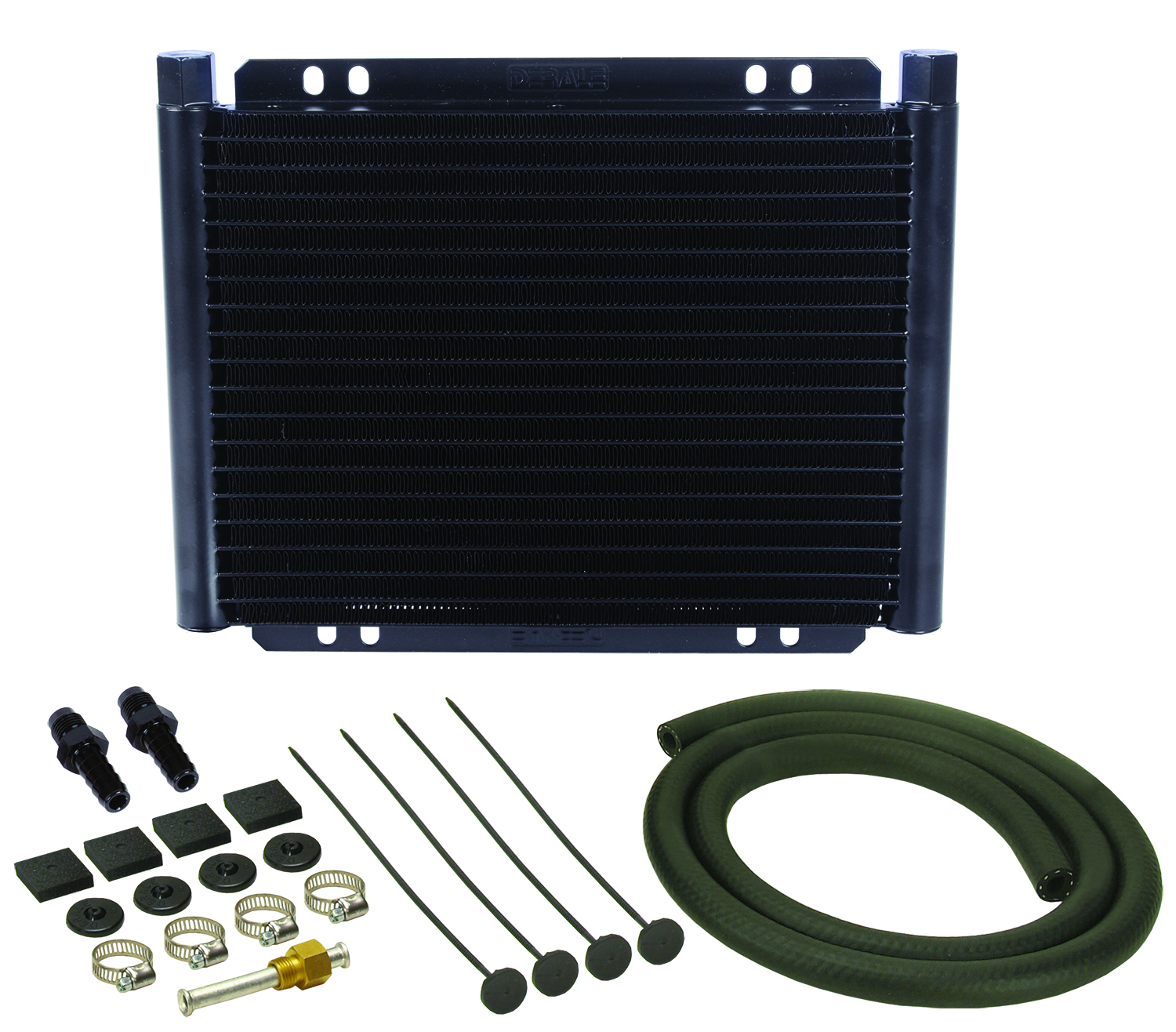 18 Row Series 8000 Plate & Fin Transmission Cooler Kit with Inverted Flare Inlets