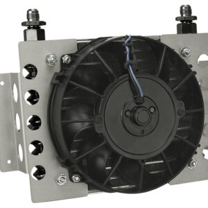 15 Row Atomic Cool Plate & Fin Remote Transmission Cooler Kit, -6AN
