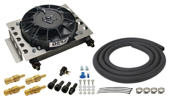 15 Row Atomic Cool Plate & Fin Remote Transmission Cooler Kit, -6AN - Image 4