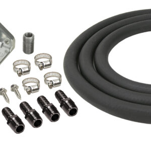 Engine Oil Filter Relocation Kit, 1/2" NPT Ports with 18x1.5mm Engine Thread Size