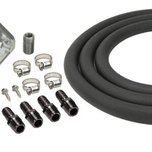 Engine Oil Filter Relocation Kit, 1/2" NPT Ports with 22x1.5mm Engine Thread Size