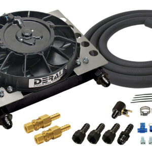 15 Row Atomic Cool Plate & Fin Remote Transmission Cooler Kit, -8AN