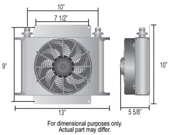25 Row Hyper-Cool Remote Transmission Cooler Kit, -8AN - Image 3