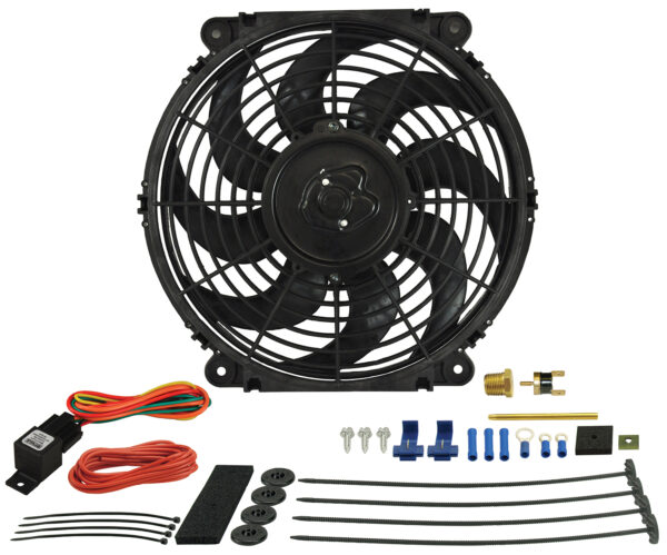 12'' Tornado Electric Fan & 180°F Dual Probe Fan Controller Kit