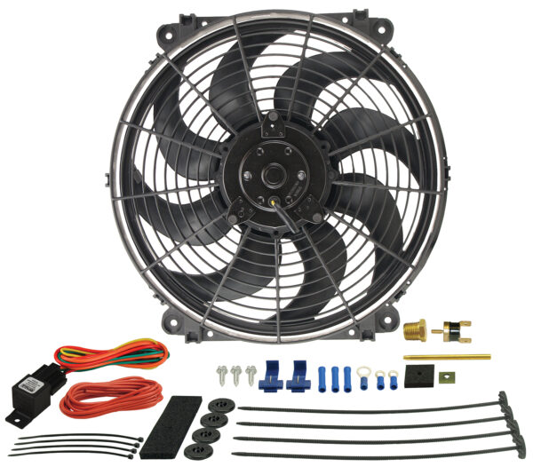 12'' Tornado Electric Fan & 180°F Dual Probe Fan Controller Kit