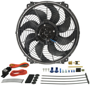 16'' Tornado Electric Fan & 180°F Dual Probe Fan Controller Kit