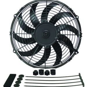 12" High Output Curved Blade IP68 Electric Puller Fan