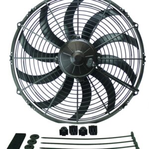 14" High Output Curved Blade IP68 Electric Puller Fan