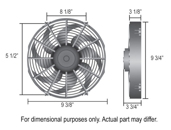 9" High Output Paddle Blade IP68 Electric Puller Fan - Image 2