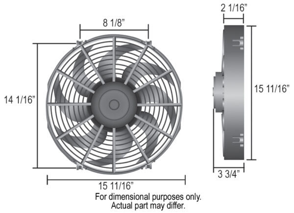 16" High Output Paddle Blade IP68 Electric Puller Fan - Image 2