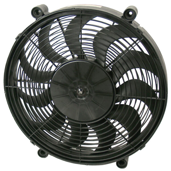 17'' H.O. Single RAD Pusher/Puller Fan with Premium Mount Kit - 16-7/8''W x 16-7/8''H x 2-5/8''D - Image 2