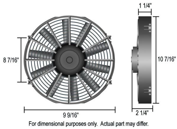 9" Dyno-Cool Electric Fan and Mechanical Fan Controller Kit, Premium - Image 2