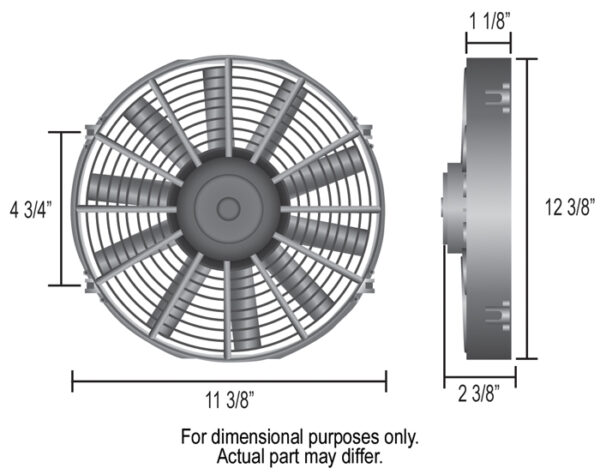 12" Dyno-Cool Electric Fan and Mechanical Fan Controller Kit, Premium - Image 2