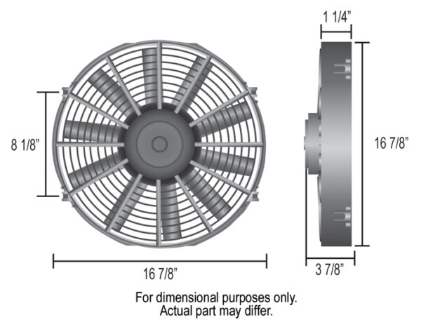 16" Dyno-Cool Electric Fan and Mechanical Fan Controller Kit, Premium - Image 2