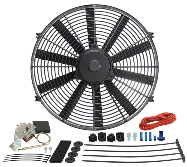16" Dyno-Cool Electric Fan and Mechanical Fan Controller Kit, Premium