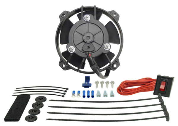 4" Tornado Electric Puller Fan, Premium Mounting Kit