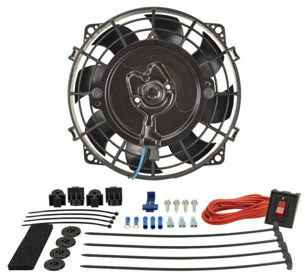 7" Tornado Electric Puller Fan, Premium Mounting Kit