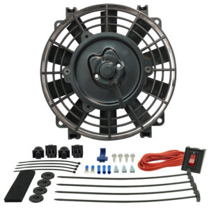 8" Tornado Electric Puller Fan, Premium Mounting Kit