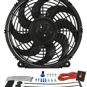 12'' Tornado Electric Puller Fan, Premium Mounting Kit
