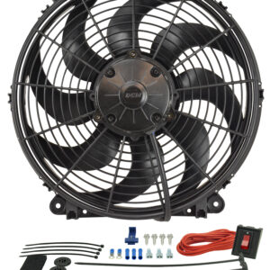 14'' Tornado Electric Puller Fan, Premium Mounting Kit