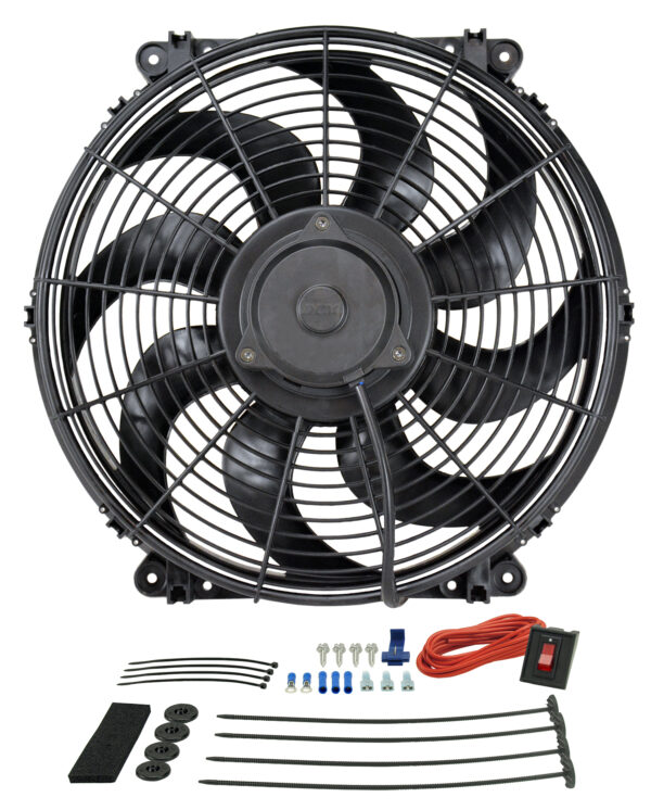 16'' Tornado Electric Puller Fan, Premium Mounting Kit