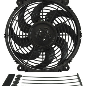 12" Tornado Electric Puller Fan, Standard Mounting Kit - W-12-3/8" x H-11-13/16" x D-2-1/2"