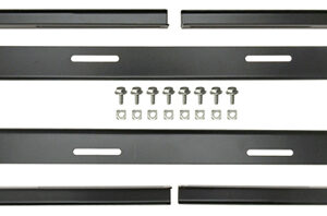 Black Tornado Electric Fan Mounting Bracket Kit, Dual Fan