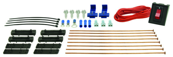 Electric Fan Mounting Kit, Metal Rod Style