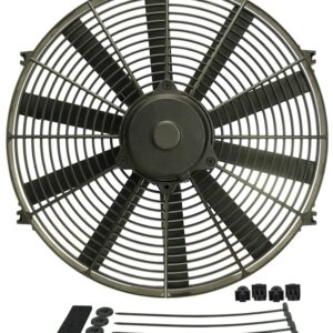 16" Dyno-Cool Straight Blade Electric Fan - 16-7/8"W x 16-7/8"H x 1-1/4"W