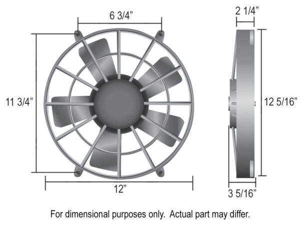 11'' High Output IP68 Fan - Image 3