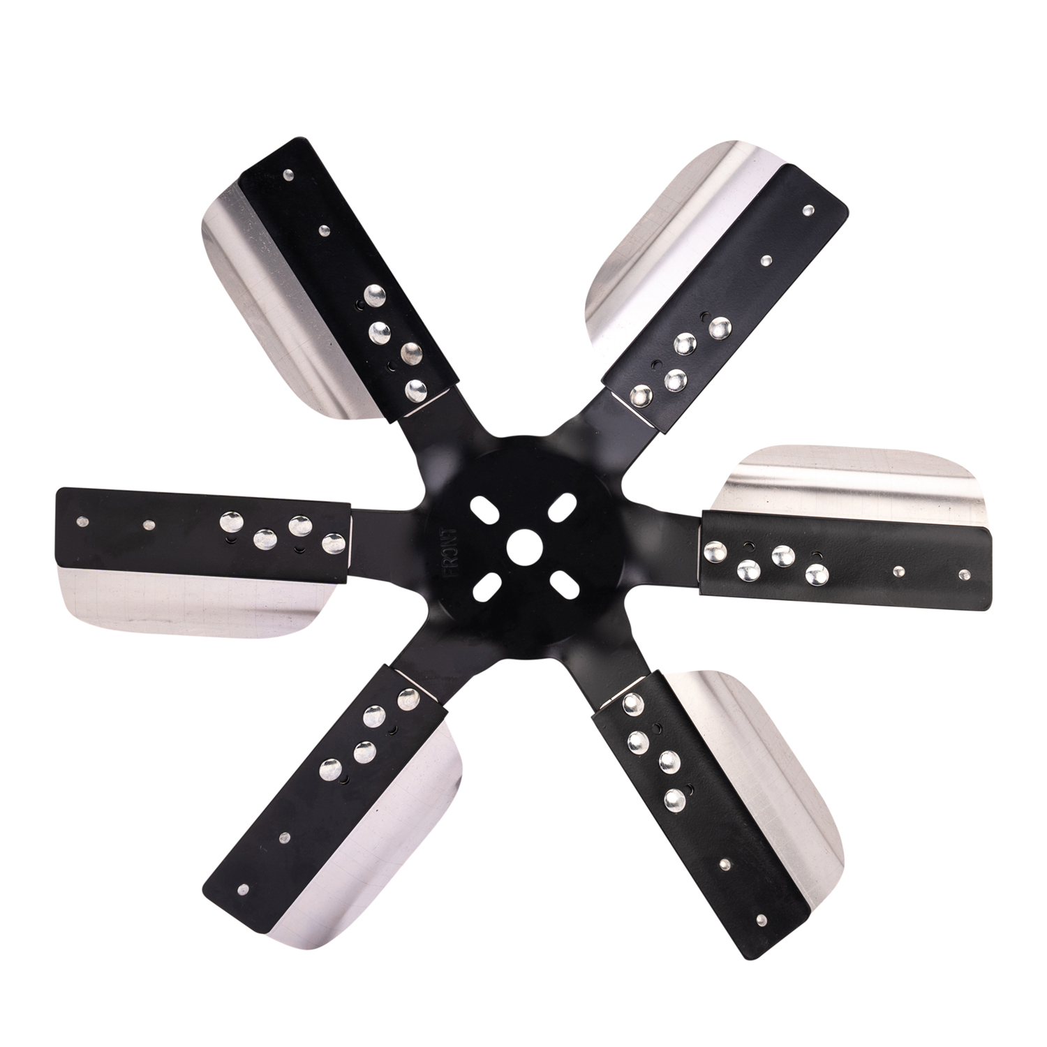 Derale 19115 15" High Performance Flex Fan – Stainless Steel, Standard Rotation