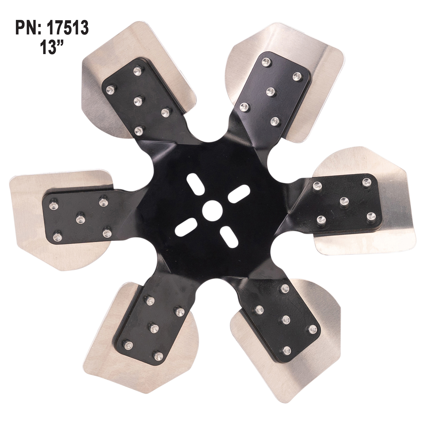 13'' Standard Rotation Rigid Race Fan, Aluminum Blade - Image 2