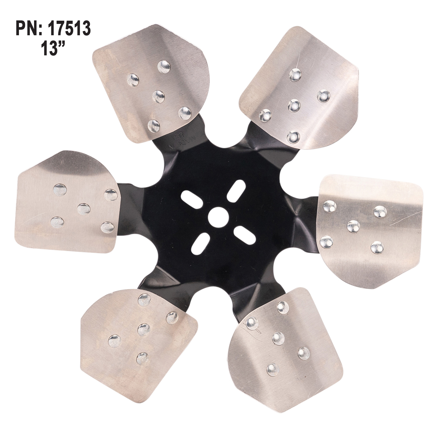 13'' Standard Rotation Rigid Race Fan, Aluminum Blade - Image 3