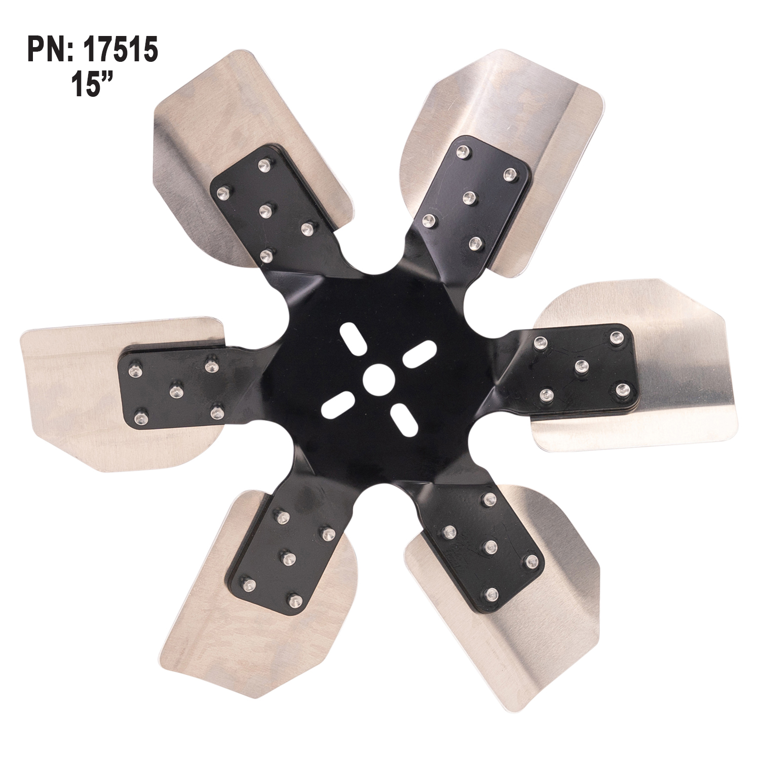 15'' Standard Rotation Rigid Race Fan, Aluminum Blade - Image 2