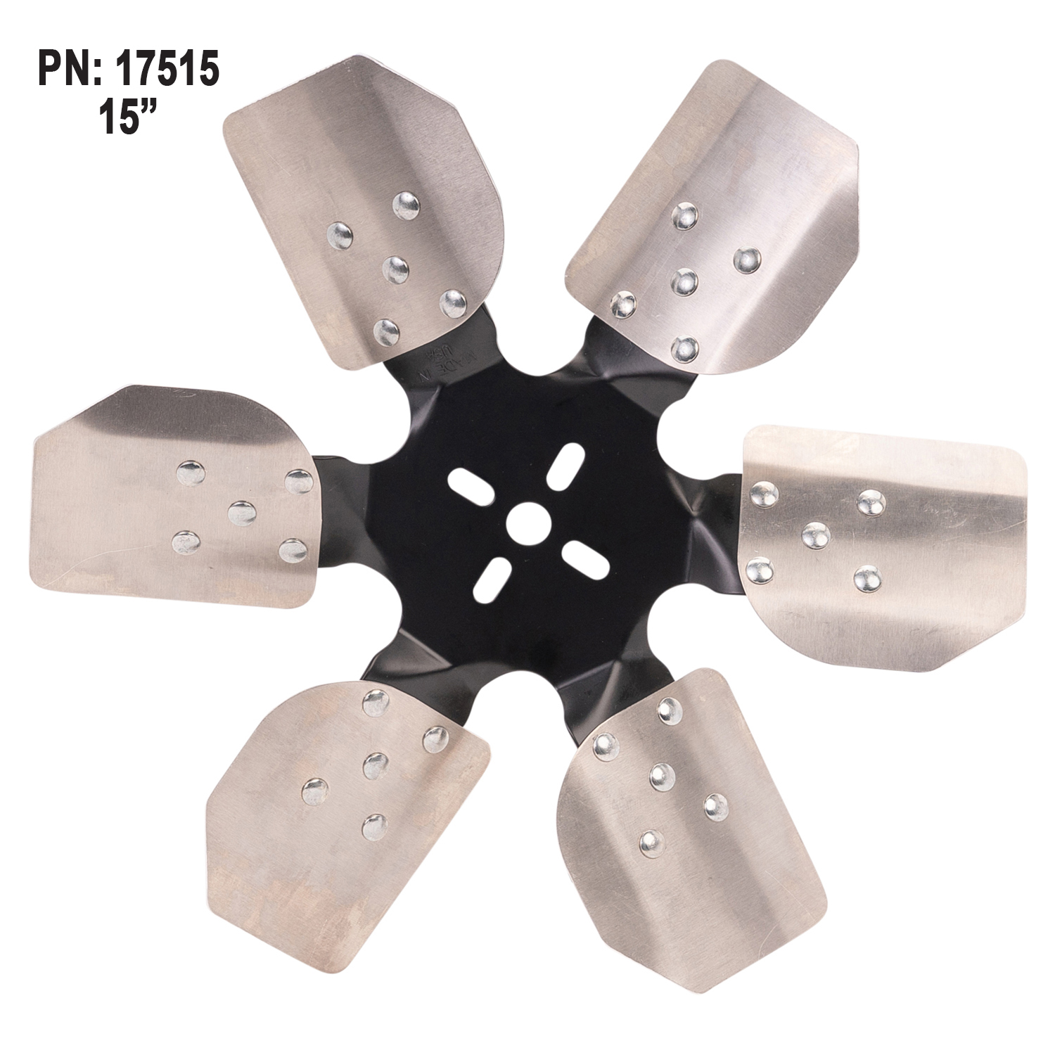 15'' Standard Rotation Rigid Race Fan, Aluminum Blade - Image 3